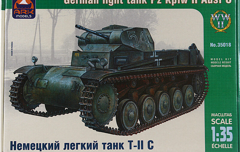 35018 ARK Models 1:35 Немецкий легкий танк Pz.Kpfv. 2 Ausf.C