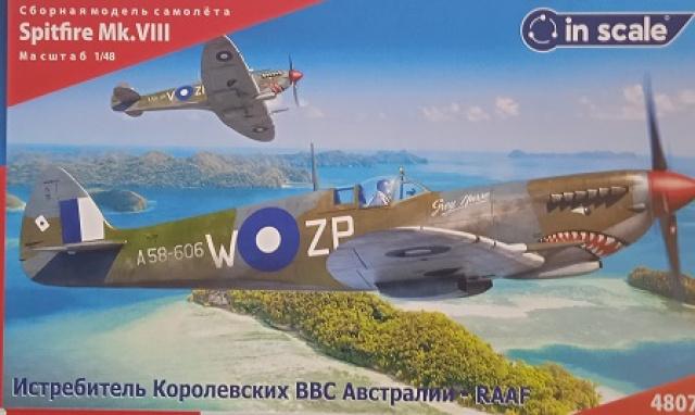 InScale 4807 1/48 Spitfire Mk.VIII -Истребитель RAAF